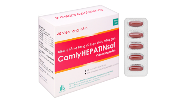 Camlyhepatinsof điều trị hỗ trợ trong rối loạn chức năng gan (12 vỉ x 5 viên)
