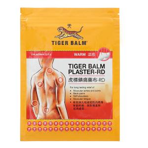 Miếng dán Tiger Balm Plaster - RD (10cm x 14cm) giảm triệu chứng mỏi cơ gói 3 miếng