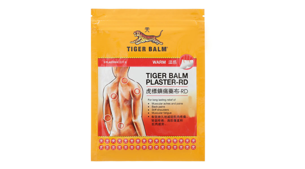 Miếng dán Tiger Balm Plaster - RD (10cm x 14cm) giảm triệu chứng mỏi cơ gói 3 miếng