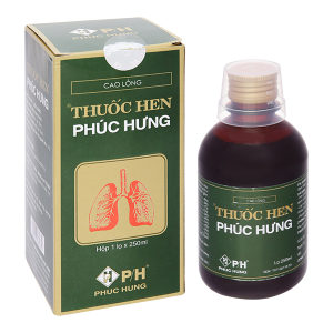 Cao lỏng Thuốc Hen Phúc Hưng trị hen suyễn, viêm phế quản chai 250ml