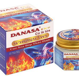 Cao xoa thảo dược Danasa Fire Cù Là Lửa hỗ trợ làm ấm, giảm đau nhức lọ 20g