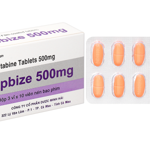Capbize 500mg điều trị ung thư vú, ung thư dạ dày (3 vỉ x 10 viên)