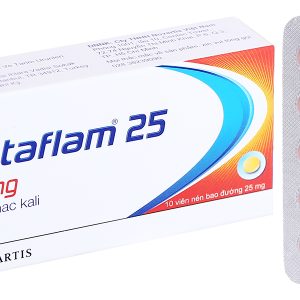 Cataflam 25mg giảm đau, kháng viêm xương khớp (1 vỉ x 10 viên)