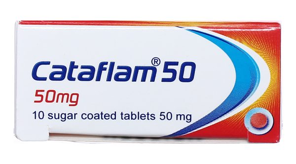Cataflam 50mg giảm đau, kháng viêm cấp tính(1 vỉ x 10 viên)