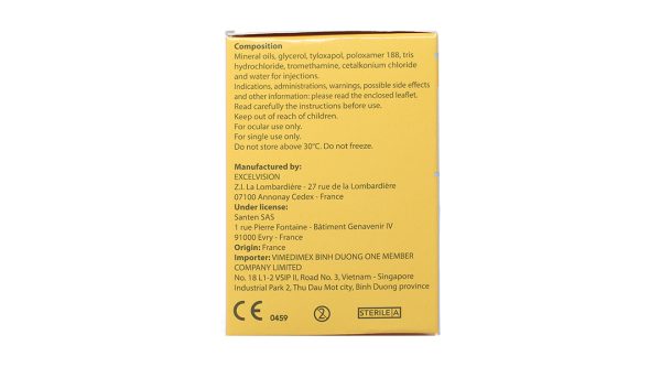 Nhũ tương nhỏ mắt Cationorm dưỡng ẩm, bôi trơn mắt (30 ống x 0,4ml)