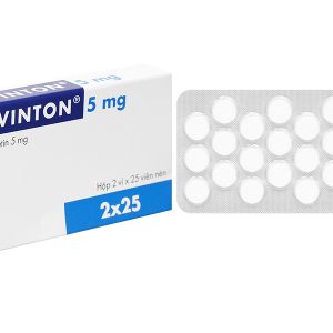 Cavinton 5mg giúp giảm các triệu chứng tâm thần (2 vỉ x 25 viên)