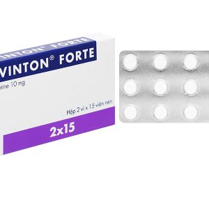Cavinton Forte 10mg trị các dạng của rối loạn tuần hoàn máu não (2 vỉ x 15 viên)