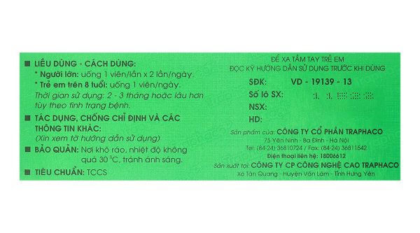 Cebraton phòng và điều trị suy giảm trí nhớ, suy nhược thần kinh (5 vỉ x 10 viên)