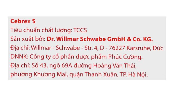Cebrex S 80mg điều trị rối loạn tuần hoàn não và ngoại biên (6 vỉ x 20 viên)