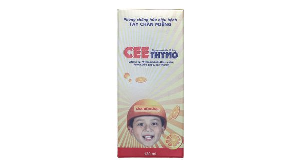 Siro Cee Thymo hỗ trợ tăng đề kháng chai 120ml