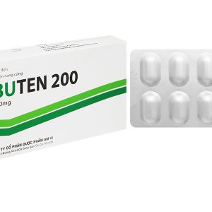Cefbuten 200 trị nhiễm khuẩn vừa và nhẹ (1 vỉ x 10 viên)
