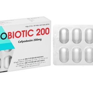 Cefpobiotic 200 điều trị nhiễm khuẩn (2 vỉ x 10 viên)