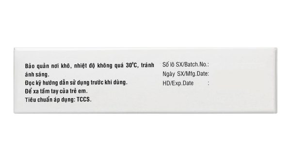 Cefpodoxim TV.Pharm 100mg điều trị nhiễm khuẩn (3 vỉ x 10 viên)