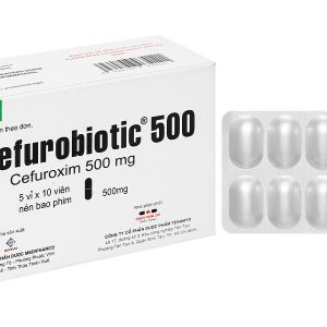 Cefurobiotic 500 điều trị nhiễm khuẩn (5 vỉ x 10 viên)