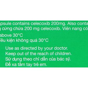 Celebrex 200mg giảm đau, kháng viêm xương khớp (3 vỉ x 10 viên)