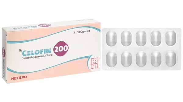 Celofin 200 điều trị viêm khớp dạng thấp, cơn đau cấp (3 vỉ x 10 viên)