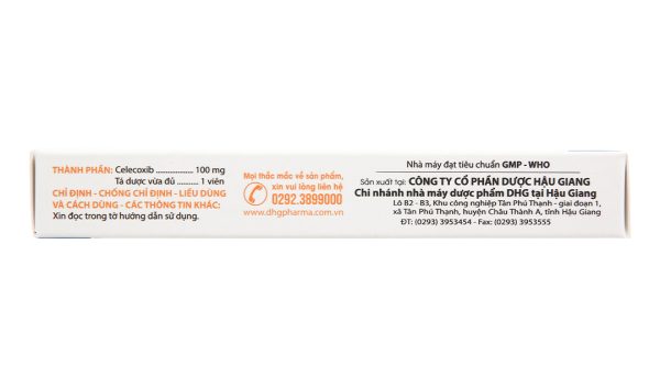 Celosti 100mg giảm đau, kháng viêm xương khớp (2 vỉ x 10 viên)