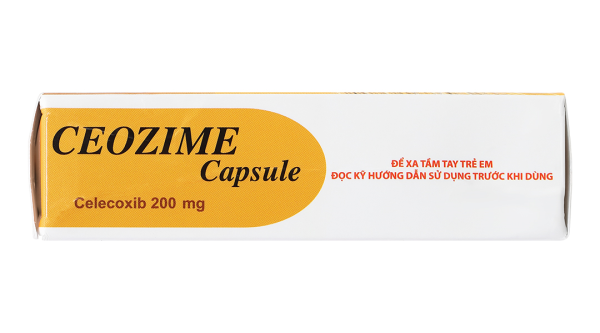 Ceozime Capsule 200mg trị chứng thoái hóa khớp, viêm khớp dạng thấp (3 vỉ x 10 viên)