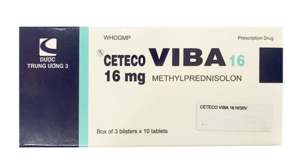 Ceteco Viba 16 chống viêm và giảm miễn dịch (3 vỉ x 10 viên)