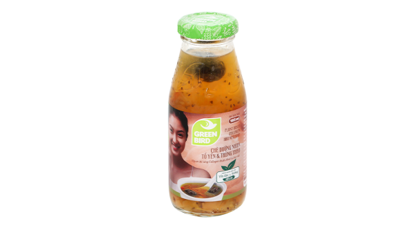 Chè dưỡng nhan tổ yến và trùng thảo Green Bird chai 175ml