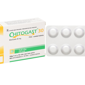 Chitogast 30 trị triệu chứng các bệnh viêm xương khớp cấp và mạn tính (3 vỉ x 10 viên)
