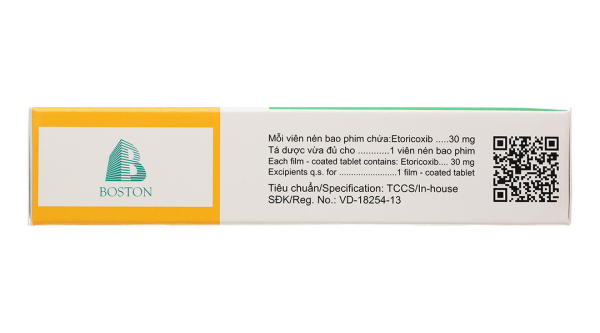 Chitogast 30 trị triệu chứng các bệnh viêm xương khớp cấp và mạn tính (3 vỉ x 10 viên)