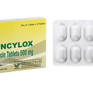 Choncylox 500mg trị nhiễm khuẩn (1 vỉ x 10 viên)