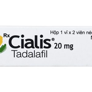 Cialis 20mg trị rối loạn cương dương (1 vỉ x 2 viên)