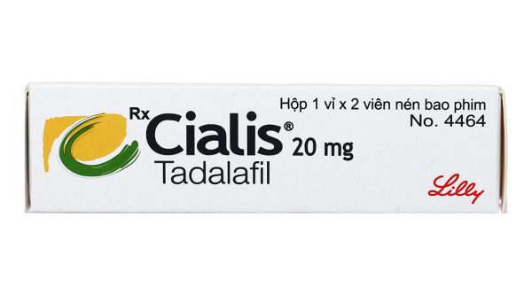 Cialis 20mg trị rối loạn cương dương (1 vỉ x 2 viên)