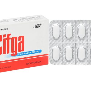 Cifga 500mg trị các trường hợp nhiễm khuẩn (2 vỉ x 10 viên)
