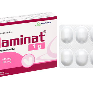 Claminat 1g trị các trường hợp nhiễm khuẩn tai mũi họng (2 vỉ x 7 viên)