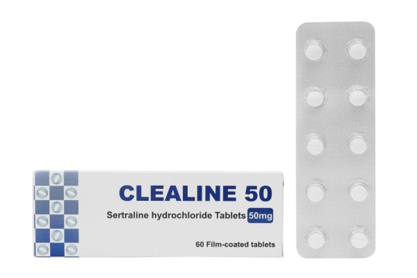 Clealine 50 trị triệu chứng trầm cảm (6 vỉ x 10 viên)