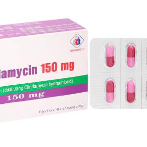 Clindamycin 150mg điều trị nhiễm khuẩn (5 vỉ x 10 viên)