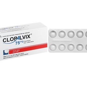 Clopalvix 75mg ngừa xơ vữa động mạch (5 vỉ x 14 viên)