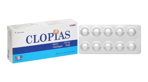 Clopias phòng ngừa các biến cố xơ vữa huyết khối (3 vỉ x 10 viên)