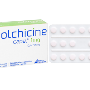 Colchicine Capel Mayoly Spindler 1mg phòng và trị cơn gout cấp (1 vỉ x 20 viên)