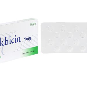 Colchicin Traphaco 1mg trị đợt gout cấp, dự phòng gout tái phát (1 vỉ x 20 viên)
