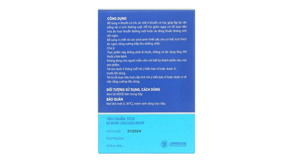 Cốm Bio-acimin Gold+ bổ sung lợi khuẩn, vitamin hộp 30 gói x 4g