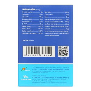 Cốm Bio-acimin Gold+ bổ sung lợi khuẩn, vitamin hộp 30 gói x 4g