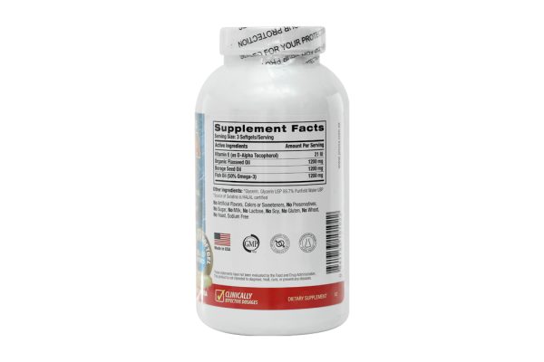 Dầu cá Complete Triple Omega 3-6-9 bổ não, tốt cho mắt chai 150 viên