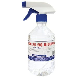 Cồn 70 độ Bidophar chai 500ml