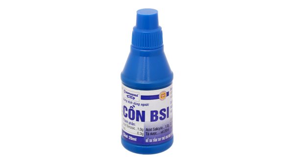 Cồn BSI HDpharma trị hắc lào, nấm da chai 20ml