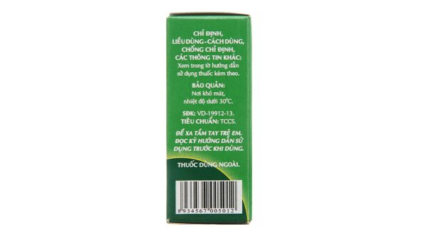 Dung dịch Dentanalgi trị đau răng chai 7ml