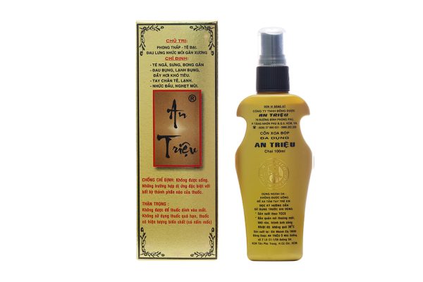 Cồn xoa bóp đa dụng An Triệu chai 100ml