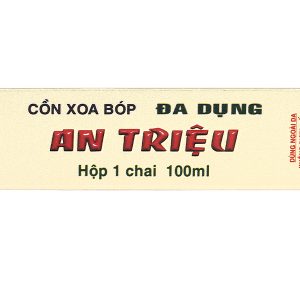 Cồn xoa bóp đa dụng An Triệu chai 100ml