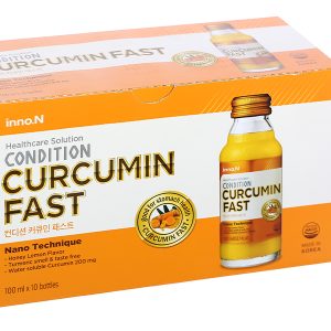 Nước uống Condition Curcumin Fast bảo vệ niêm mạc dạ dày hộp 10 chai x 100ml