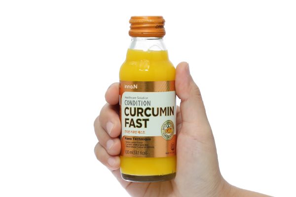 Nước uống Condition Curcumin Fast bảo vệ niêm mạc dạ dày hộp 10 chai x 100ml