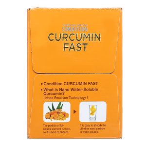 Nước uống Condition Curcumin Fast bảo vệ niêm mạc dạ dày hộp 10 chai x 100ml