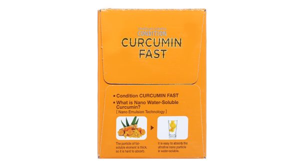Nước uống Condition Curcumin Fast bảo vệ niêm mạc dạ dày hộp 10 chai x 100ml