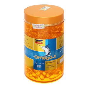 Dầu cá Costar Omega-3 hỗ trợ sức khỏe tim mạch, bổ mắt lọ 365 viên